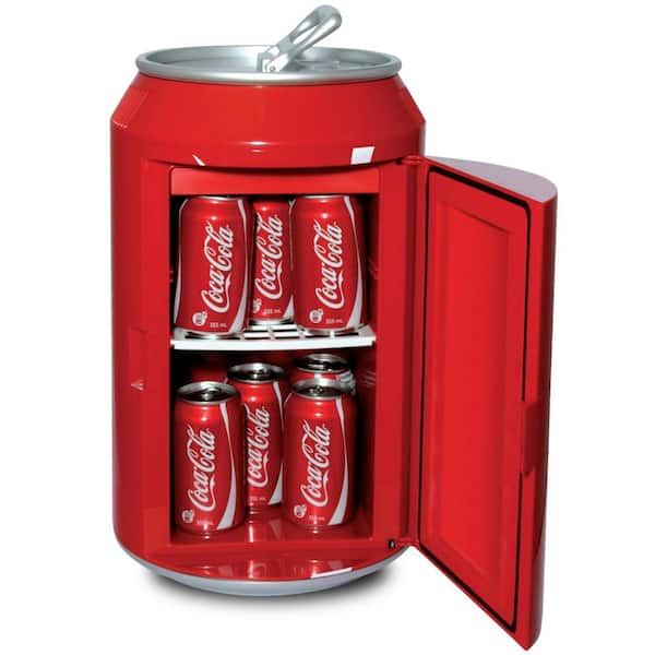 Mini réfrigérateur portable Coca-Cola 6 canettes mini refroidisseur  120V/12V DC