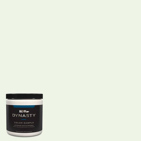 BEHR DYNASTY 8 oz. #440A-1 Parsnip Satin Enamel Stain-Blocking Interior/Exterior Paint & Primer Sample
