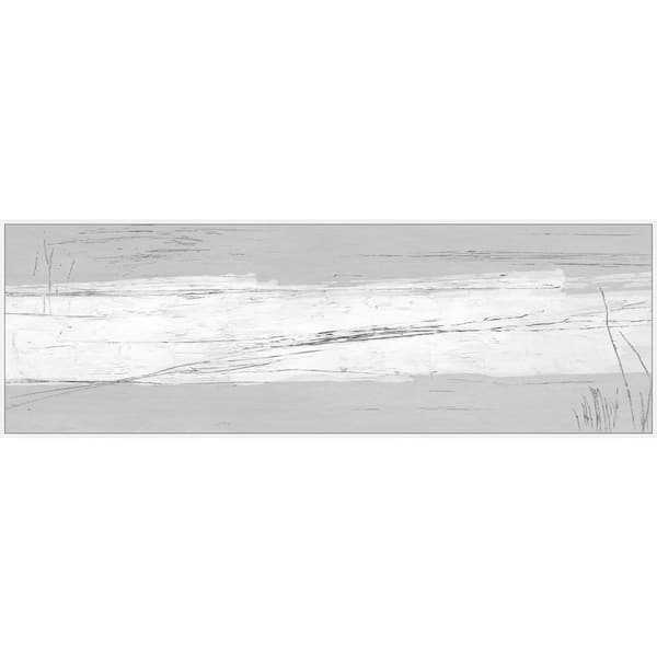 Unbranded "Deep Thoughts" by Marmont Hill Floater Framed Canvas Abstract Art Print 20 in. x 60 in.