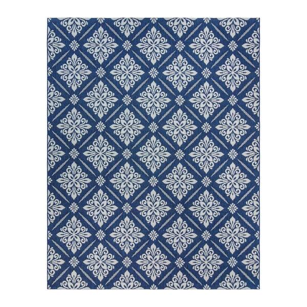 Studio By Brown Jordan Calypso Aaron Navy 5 ft. x 8 ft. Trellis Indoor