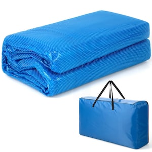 18ft x 36ft Rectangle Swimming Pool Cover 12-MIL Heat Retaining Pool Solar Blanket for Above-Ground & In-Ground Pools