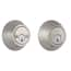 Defiant Satin Nickel Double Cylinder Deadbolt DLX22