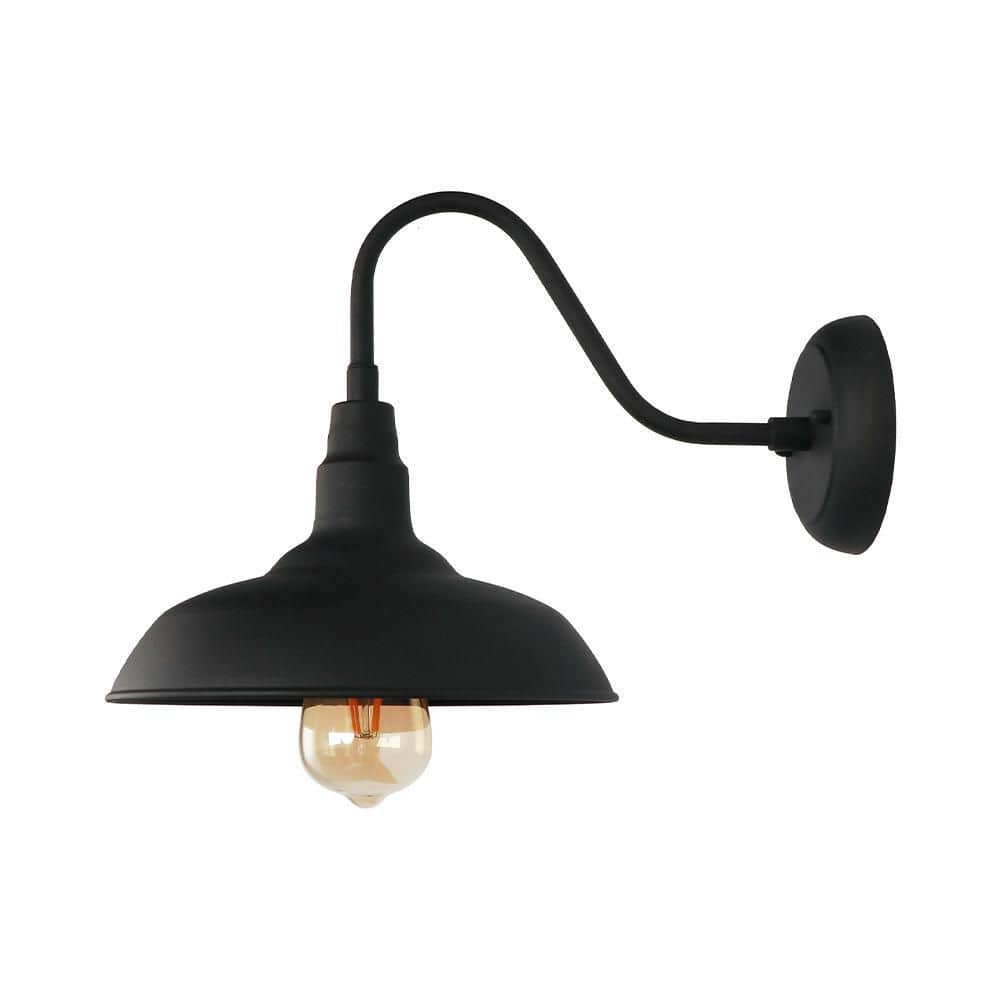 Ardan Black Outdoor Hardwired Lantern Sconce