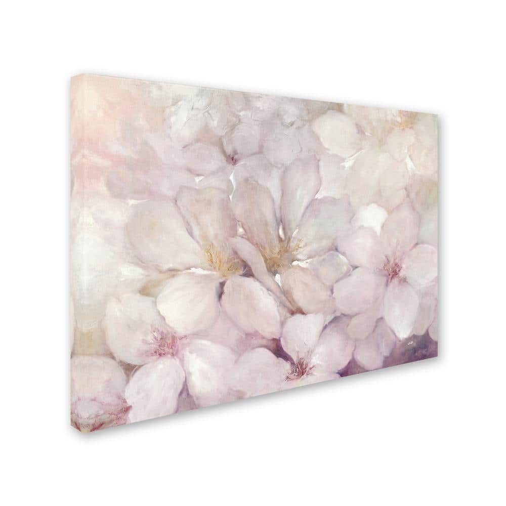 Julia Purinton Apple Blossoms 32" Pink Floral Canvas Painting