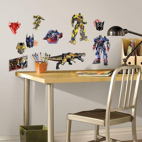 RoomMates 5 in. x 11.5 in. Transformers Age of Extinction Peel and Stick Wall Decal