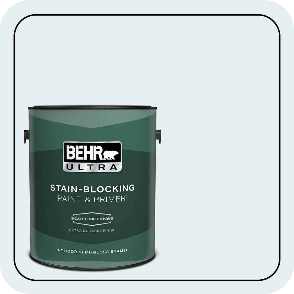 1 gal. #PPL-14 Mountain Air Extra Durable Semi-Gloss Enamel Interior Paint & Primer price history on PriceWatchPro