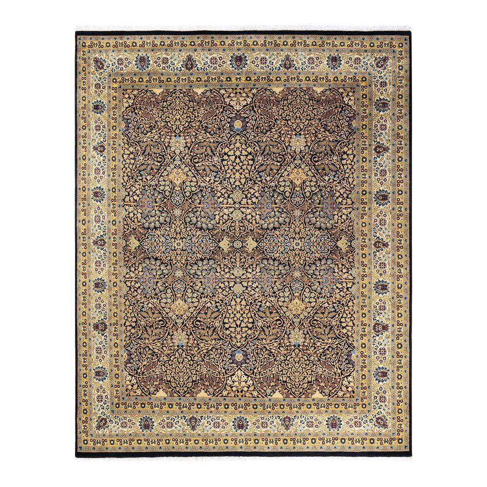 Mogul 8 ft. x 10 ft. Black  Oriental Wool Indoor Area Rug price history on PriceWatchPro