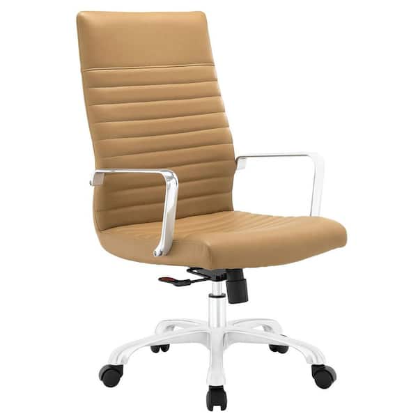 MODWAY Finesse Highback Office Chair in Tan