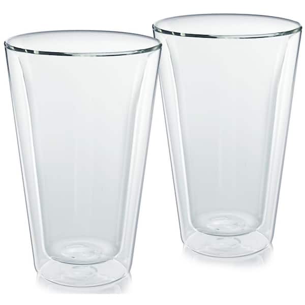 Glacier Glass 12 oz Tumbler Set of 4, Glassware