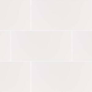 Dymo White Glossy 12 in. x 24 in. Ceramic Wall Tile (60-Cases/960 sq. ft./Pallet)