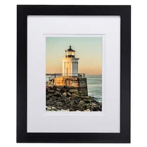 11 in. x 14 in./16 in. x 20 in. 4-Pieces Manhattan Black Picture Frame