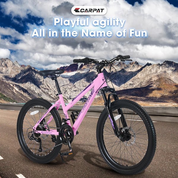 Tenleaf 24 in. Steel Frame Mountain Bike Shimano 21 Speeds