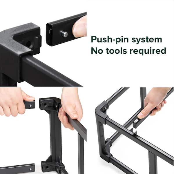 Zinus - Metal Queen 9 in. Smart Box Spring with Quick Assembly