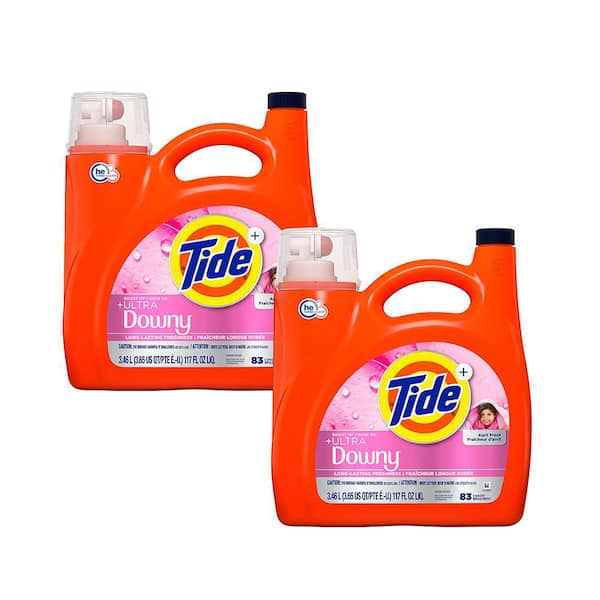 117 oz. Ultra Downy April Fresh Scent Liquid Laundry Detergent (83-Loads, Multi-Pack 2)