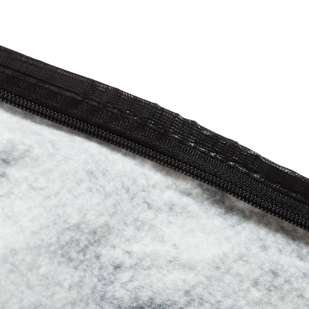 Black Vinyl Full-Length Patio Heater Cover