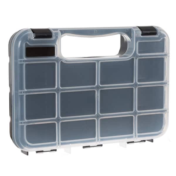 Bucket Boss Super Stacker 4-Compartment Plastic Small Parts Organizer in  the Small Parts Organizers department at