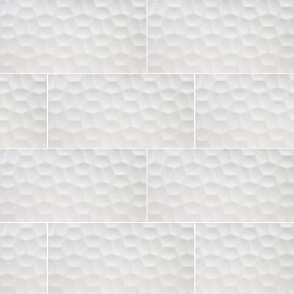 Adella White Porcelain Tile - MSI Surfaces