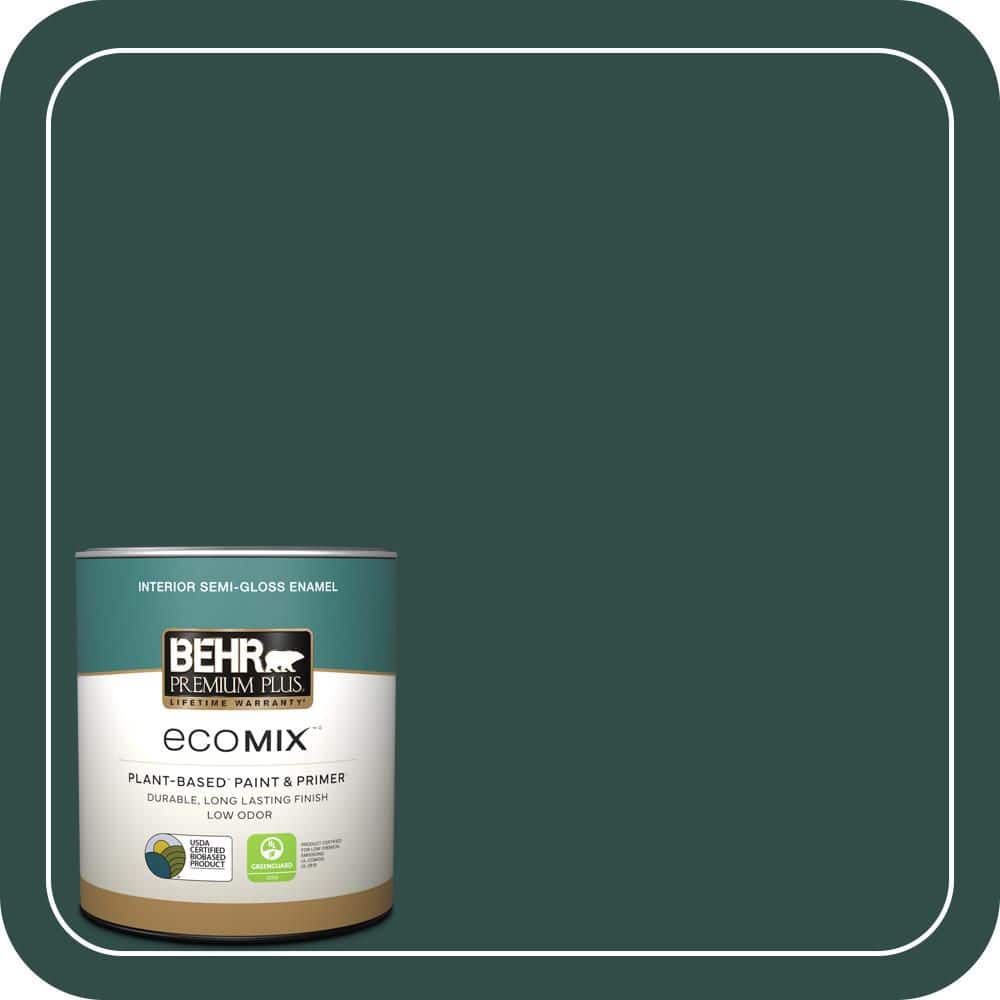 1 qt. #ECC-51-3 Hidden Forest Semi-Gloss Enamel EcoMix Plant-Based Interior Paint & Primer price history on PriceWatchPro