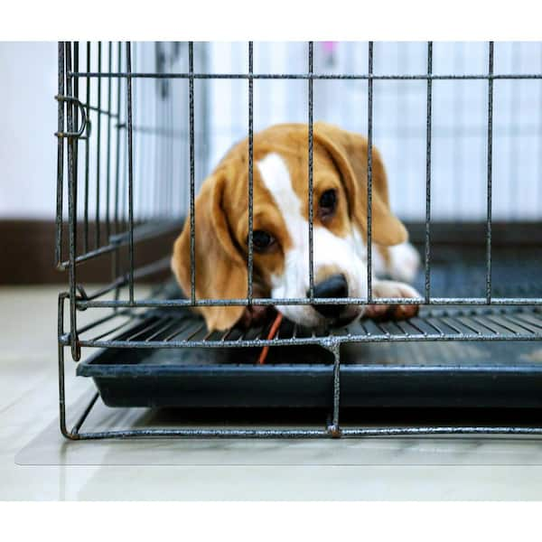 Dog crate floor outlet mat