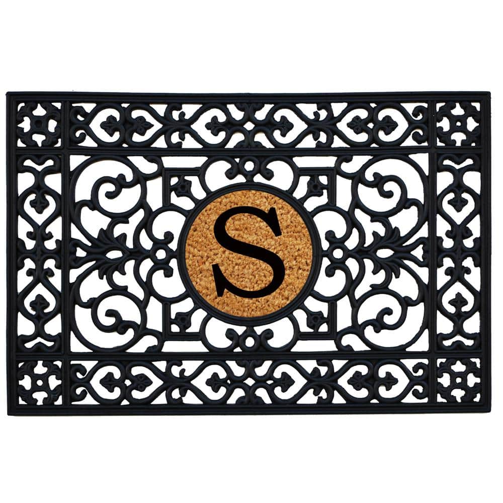 24 in. x 36 in. Rubber Monogrammed S Door Mat price history on PriceWatchPro