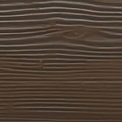SAMPLE - 1 in. x 6 in. x 6 in. Burnished Mahogany Polyurethane Sandblasted Faux Wood Moulding