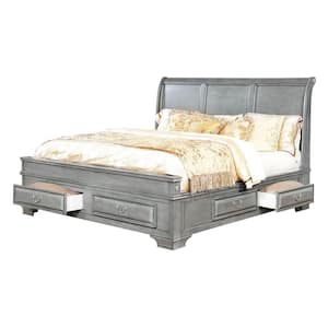 Brandt Gray Eastern King Bed