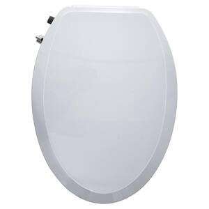 Non- Electric Bidet Seat for Elongated Toilet in White