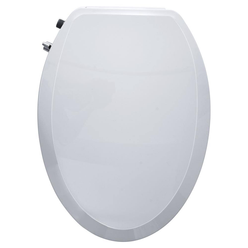 Casta Diva Non Electric Bidet Seat for Elongated Toilet in White CD
