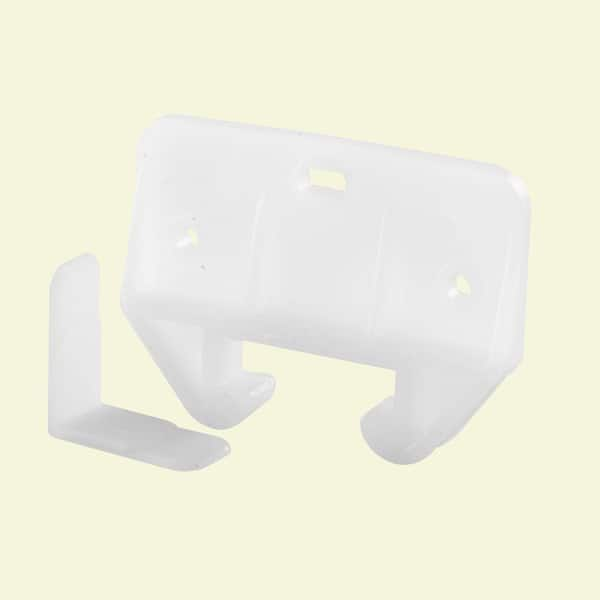 Prime-Line Drawer Track Guide and Glides, White Polyethylene