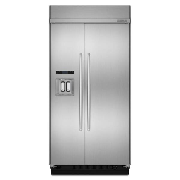 KitchenAid 48 in. W 29.5 cu. ft. Side by Side Refrigerator in Stainless Steel