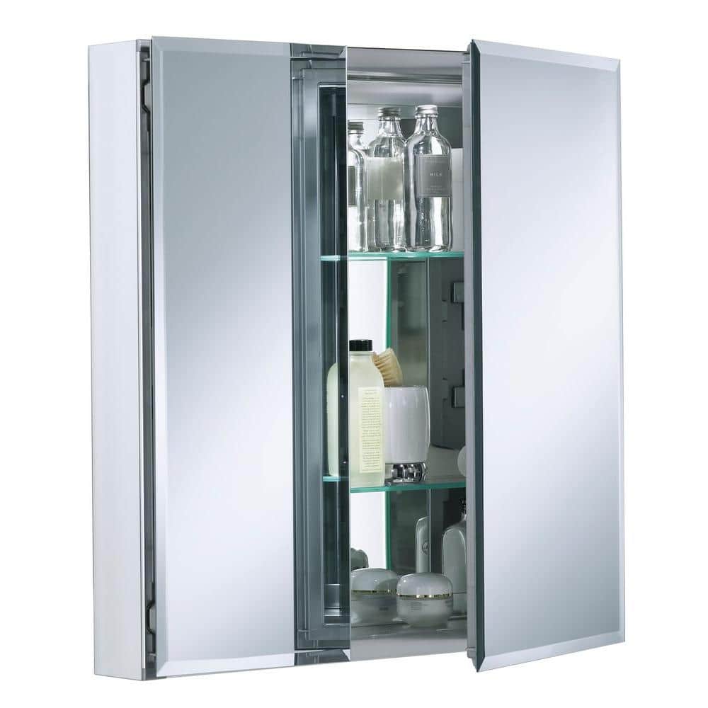 Kohler Double Door 25 In W X 26 H, Double Medicine Cabinet With Mirror
