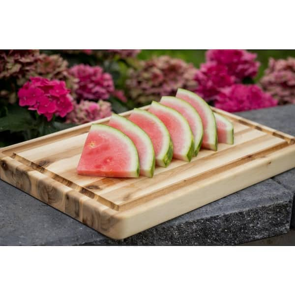 CenterPointe 18-in L x 12-in W Wood Cutting Board