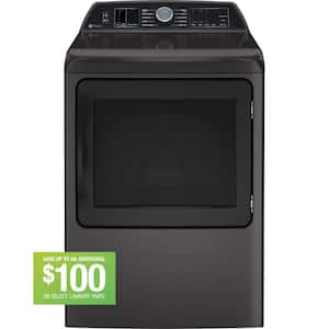 Profile 7.4 cu. ft. Smart Electric Dryer in Diamond Gray with Steam, Sanitize Cycle and Sensor Dry, ENERGY STAR