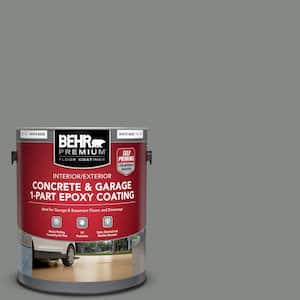 1 gal. #PPU25-17 Euro Gray Self-Priming 1-Part Epoxy Satin Interior/Exterior Concrete and Garage Floor Paint