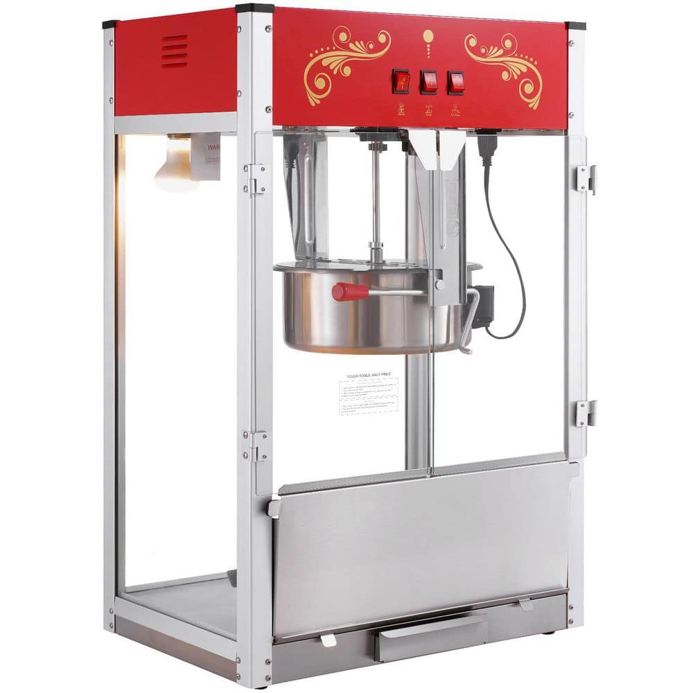 Popcorn Maker, 1615 W Popcorn Popper Machine, 16 oz. Kettle Large Capacity Countertop Popcorn Machine, Red price history on PriceWatchPro