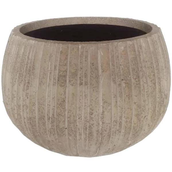 CHG CLASSIC HOME & GARDEN Sheffield 27 in. Natural LavaStone Planter
