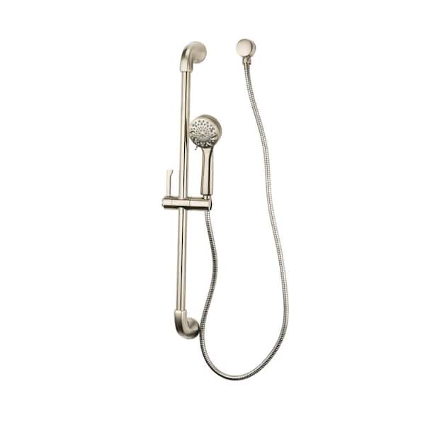 Pfister Arterra 6-Spray Hand Shower with Wall Bar in Brushed Nickel