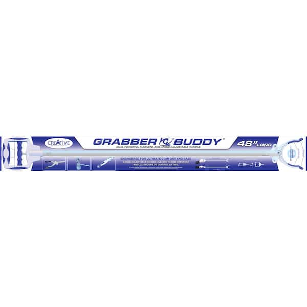 Grabber Buddy 30 in. Reacher Pick Up Tool with Rubber Tips Dual Heavy-Duty  Magnets and 90° Angle-Adjustable Ergonomic Handle GB0719 - The Home Depot
