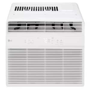 6,000 BTU (DOE) 115 Volts Window Air Conditioner Cools 250 Sq. Ft. with Remote in White