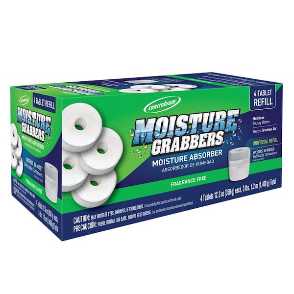 12.3 oz. Moisture Grabber Fragrance Free Refill Tablets Mold and Mildew Product