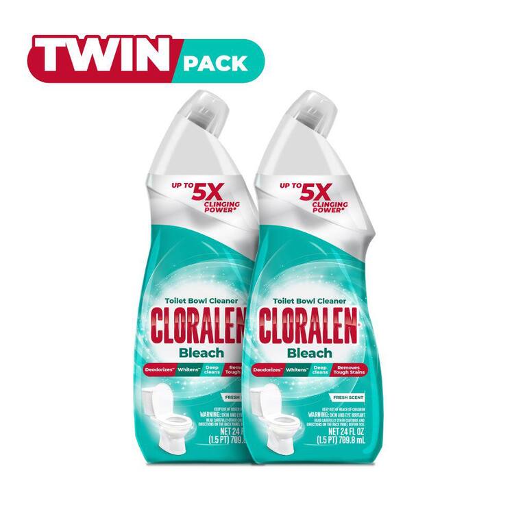 Cloralen 24 fl. oz. Triple Action Fresh Scent Toilet Cleaning Gel (2-Pack)