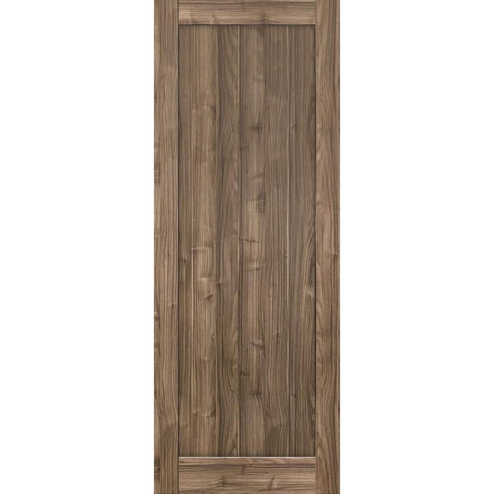 30 in. x 80 in. Solid MDF Walnut Color Interior Door Slab price history on PriceWatchPro