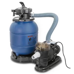 2400 GPH 13 in. Sand Filter with 3/4 HP Single Speed Water Pump Above Ground Swimming Pool Pump