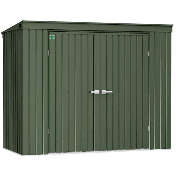 Garden Storage Shed 4 ft. W x 8 ft. D x 6 ft. H Metal Shed 28 sq. ft.