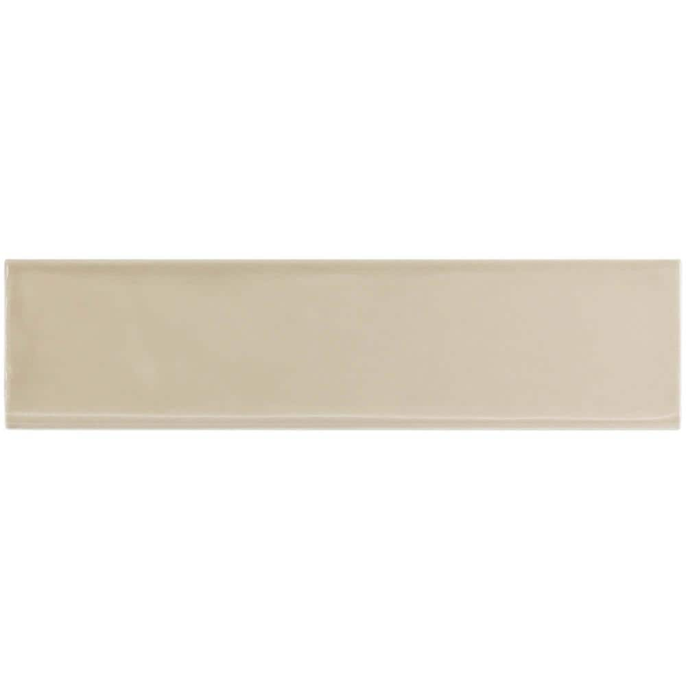 Ivy Hill Tile Birmingham Fawn 3 in. x 12 in. Ceramic Bullnose Tile ...