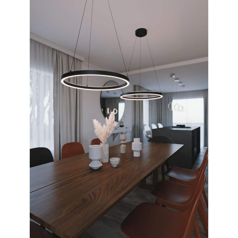 Glo 40-Watt 2-Light Black Shaded Pendant Light price history on PriceWatchPro