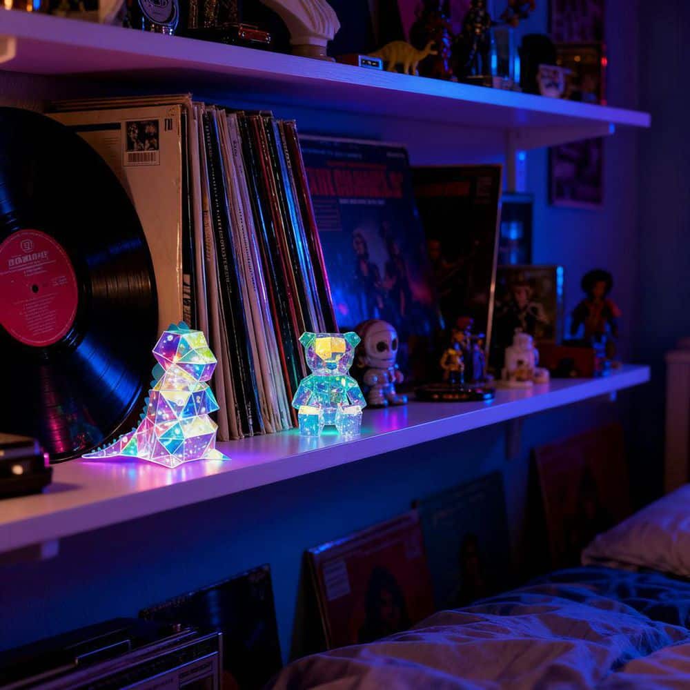 BETTERBEAM Prisma Multicolor Integrated LED Dinosaur Night Light