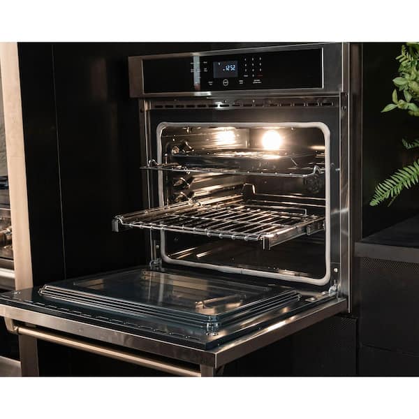 30 in. Single Built-in Electric Wall Oven with Convection Self-Cleaning in Stainless Steel