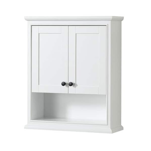 VERYKE Matte White Bathroom Storage Cabinet Organizer Bathroom