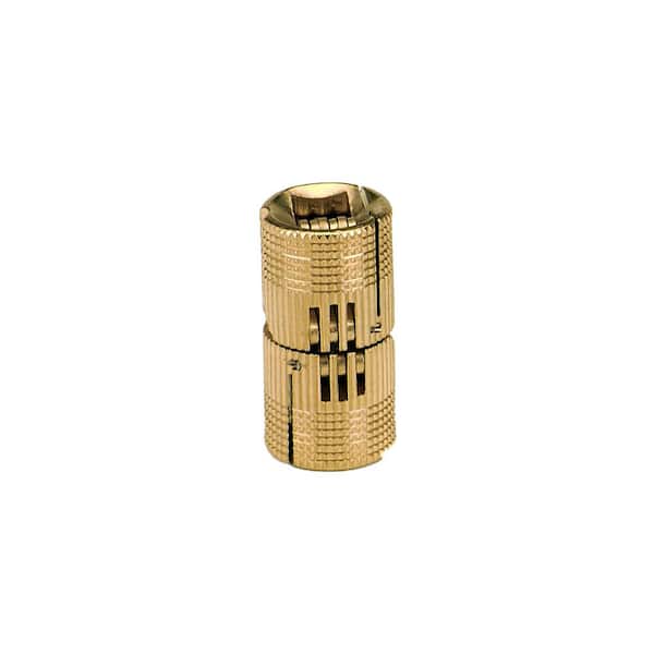 SOSS 0.709 in. x 0.709 in. Solid Brass Barrel Hinge